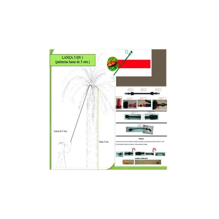 Lança de pulverização 3 em 1 SOS