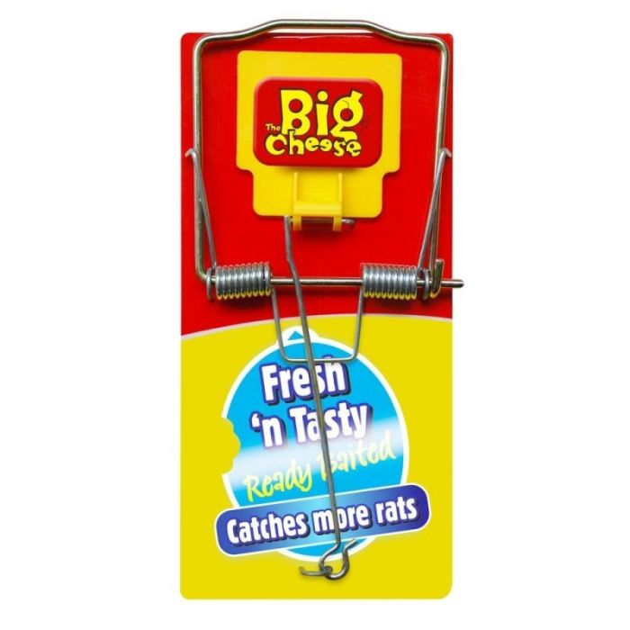 Armadilha plastificada para ratos com isca fresca STV