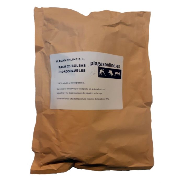 Sacos de roupa solúveis em água 25 unidades