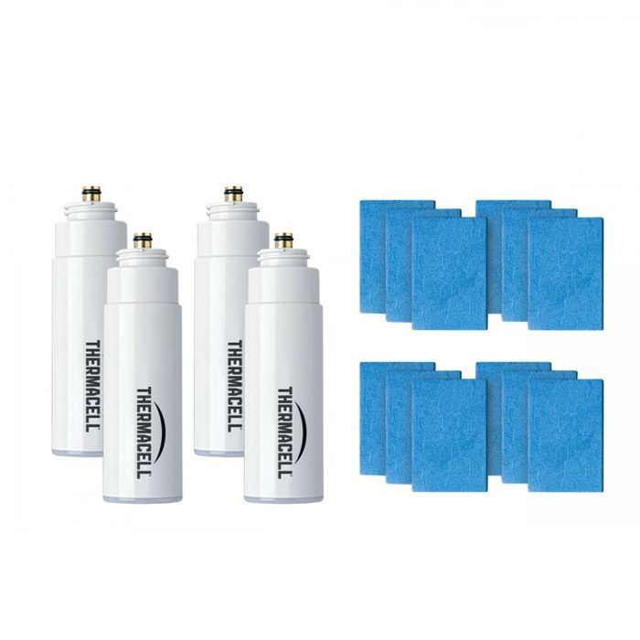4 cartuchos de gás + 12 pastilhas