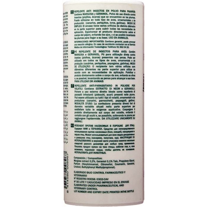 Anti piolhos para aves 250gr MF