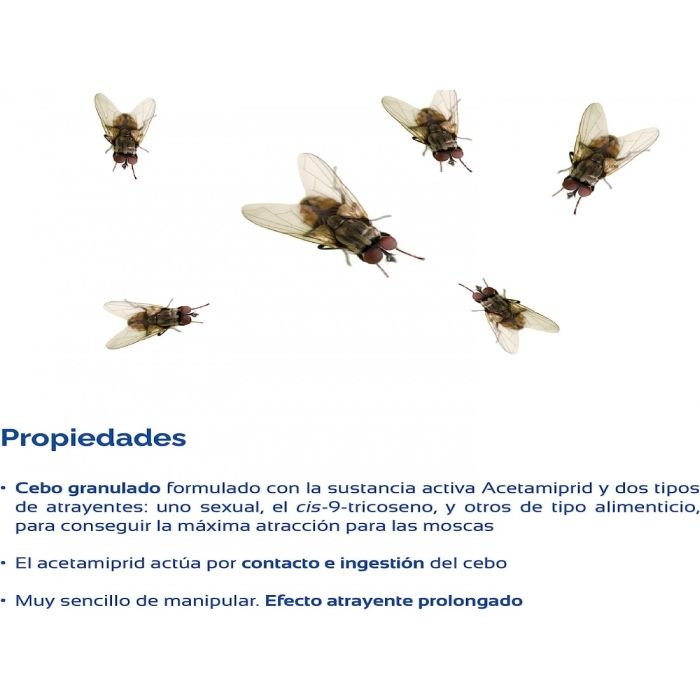 Granulado de isca inseticida Bio moscas - saco 25 gr