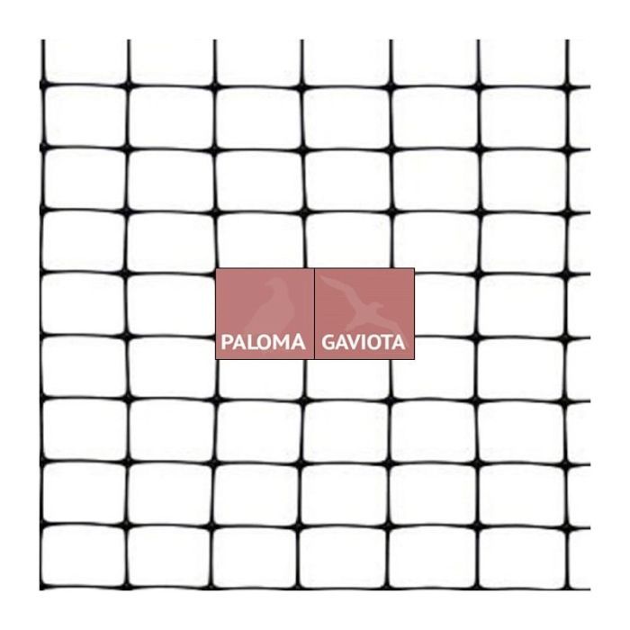 Sistema de redes para pombos e gaivotas quadrado 50x50 mm - cor pedra