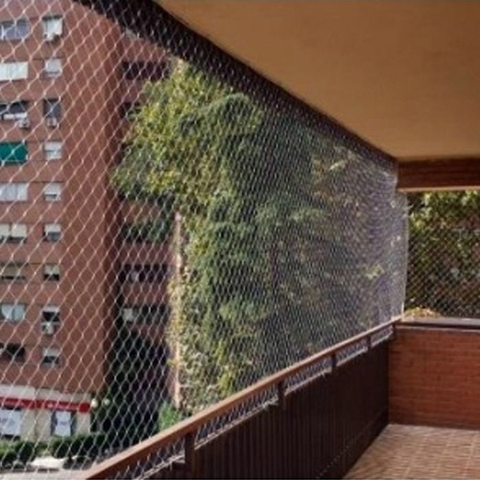 Sistema de malha para pardais 19 x 19 mm quadrados - cor pedra