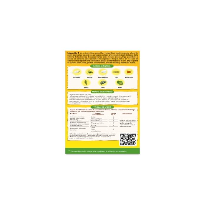 Inseticida e Fungicida Natural para Plantas 100ml